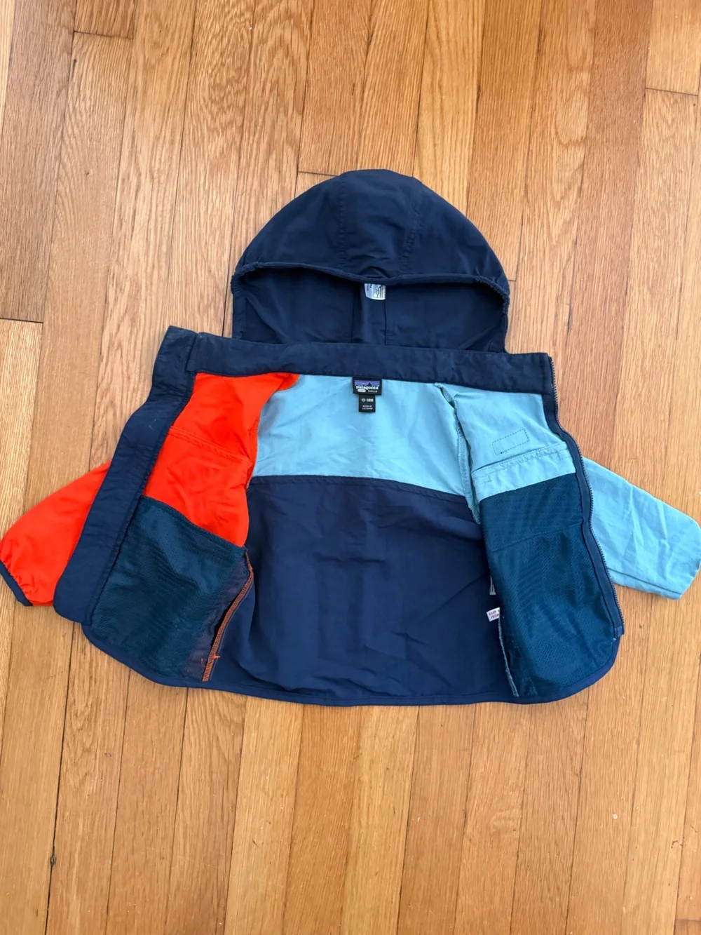 Patagonia rain jacket with removable hood